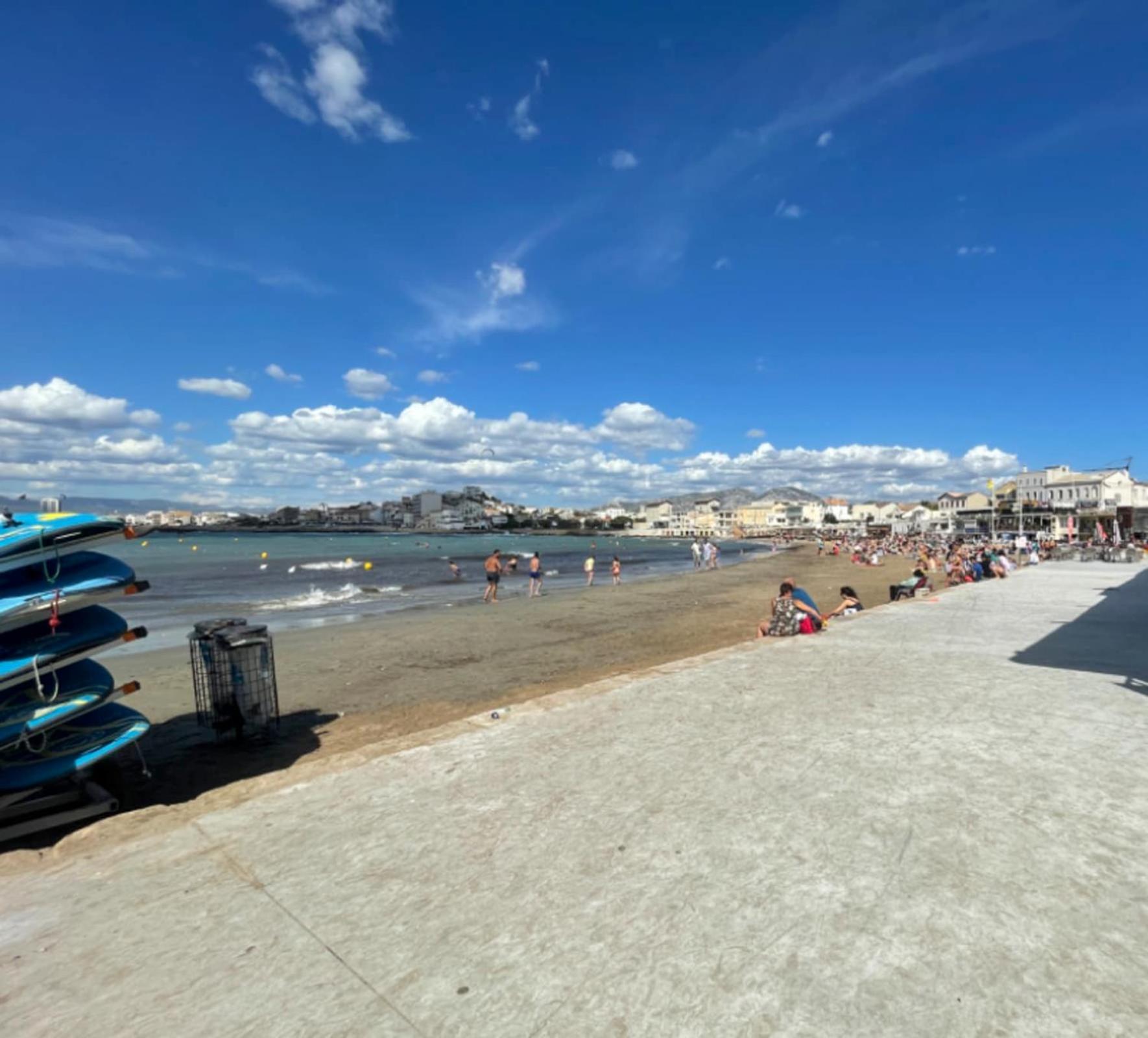 Le Vrai Cabanon De La Pointe Rouge Apartment มาร์กเซย ภายนอก รูปภาพ